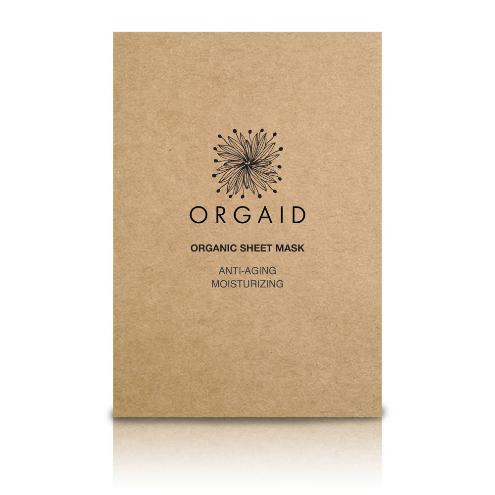 Orgaid Organic Sheet Mask | Anti-Aging & Moisturizing