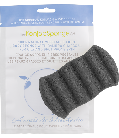 The Konjac Sponge Company’s 6 Wave Body Sponge with Bamboo