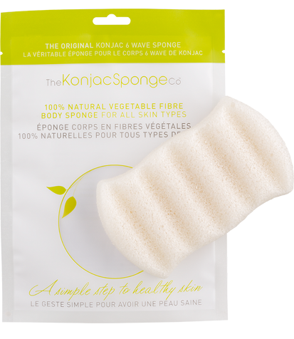 The Konjac Sponge Company’s 6 Wave Body Sponge