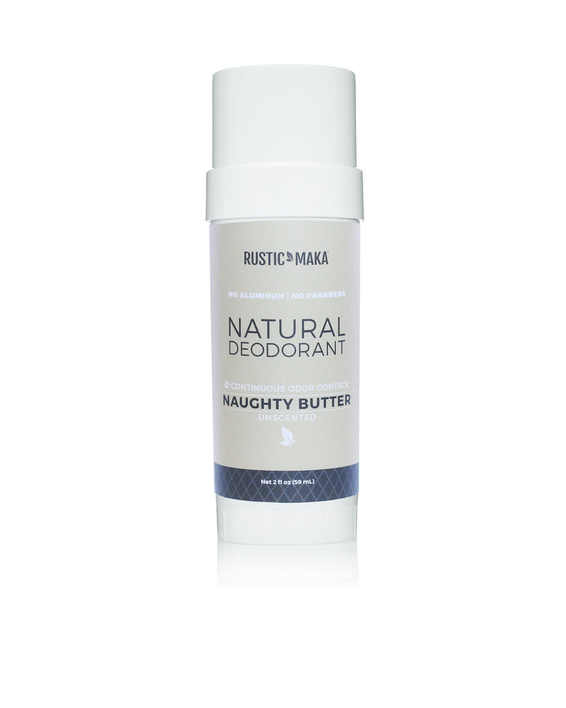 Rustic Maka Naughty Butter Natural Deodorant (Fragrance Free)