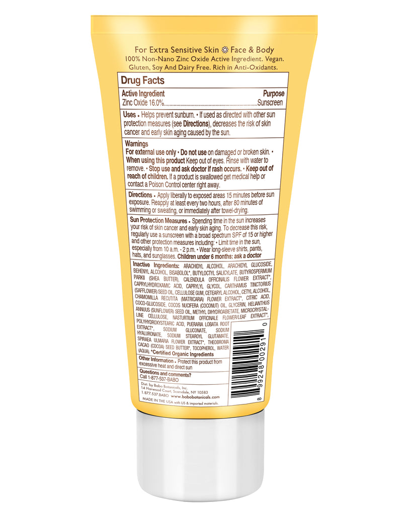 Clear Zinc Sunscreen Lotion SPF 30 - Fragrance Free